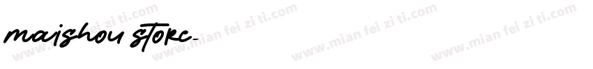 maishou store字体转换
